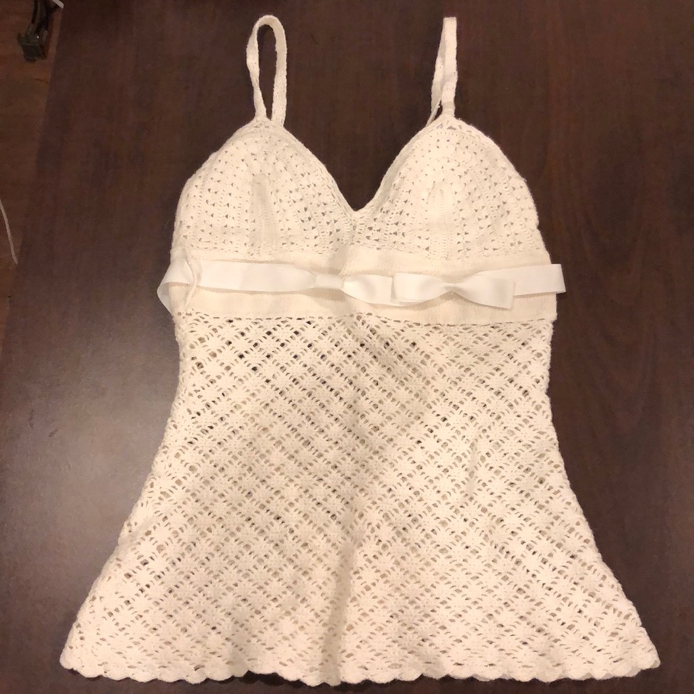 White tank top
